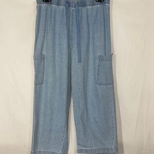 Basic editions baggy capris 